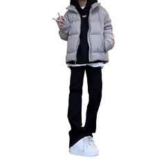美式高街vibe重工艺水洗水泥灰hiphop弹力牛仔裤货号K2410P55，男装牛仔裤，电商A063