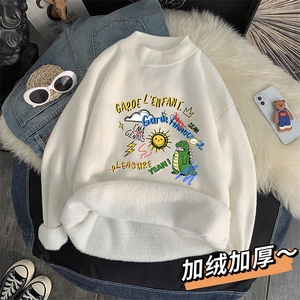 M18219-P45 加绒款-P65半高领毛衣男士大码针织衫男毛线衣男图片