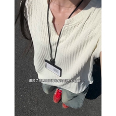 XZ809A/BXXX02/特P14不缺货肌理感美式V领坎肩背心T恤，男装背心/马甲，星座809A(原222-1)