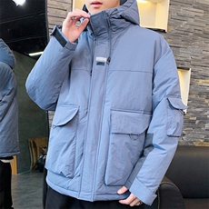 【】A003-HY8003-P135秋冬新款多口袋时尚连帽棉衣家乐，男装棉衣，电商A003