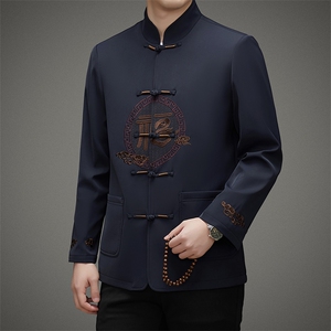 春秋风唐装盘扣外套MJ5801-单上衣P115 套装P170 三件套P240图片