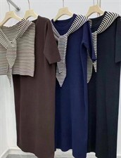 二件套连衣裙，女装连衣裙，魅力元素