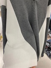 秋冬新款华夫格拼接卫衣，女装卫衣/绒衫，UPUP