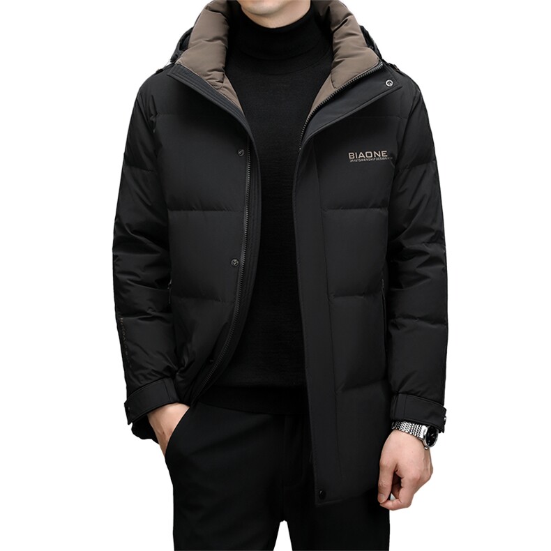 DF806钱塘2020-2时尚休闲冬季厚款连帽中年男士羽绒服P275,男装羽绒服,钱塘207-2