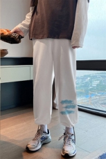 KZ05-P30港风休闲裤男宽松直筒束脚抽绳长裤男装潮牌，男装休闲裤，电商B367