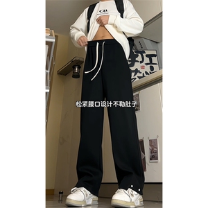 2026春款华棉运动裤宽松直筒卫裤 M-4XL K825-1 特P43 控68图片