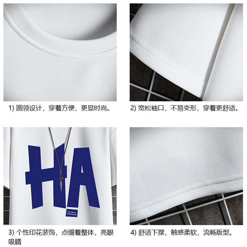 TK28258-P25春夏季七分袖t恤男大码五分袖男短袖中袖网格,男装T恤,电商A040A