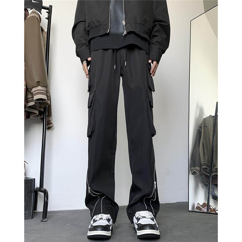 工装百搭休闲裤男高街潮流户外防水冲锋裤长裤子G5003/P55,男装休闲裤,电商D202-1