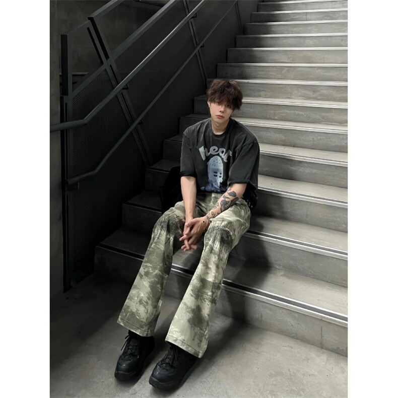 【有货】cleanfit迷彩工装裤男美式vibe风裤子高街N0088LL-特P48,男装工装外套,星座1007（原301D）