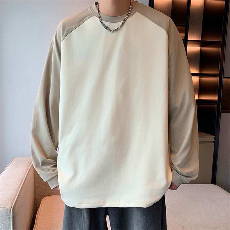 秋冬德绒圆领卫衣男潮流打底衫WY751-P35图片