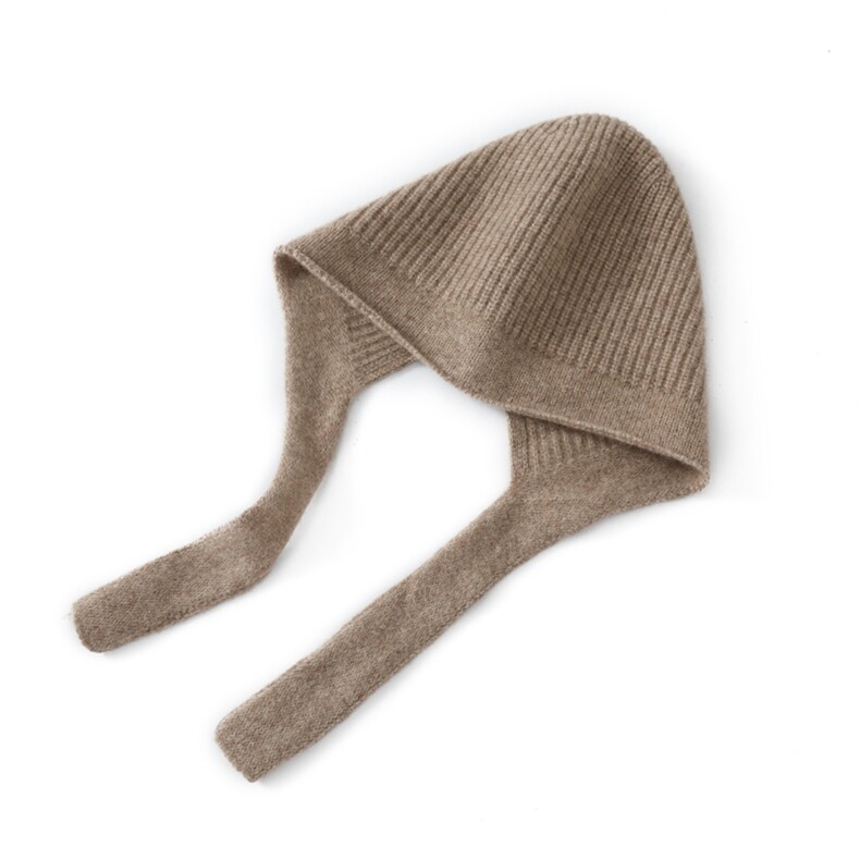 时尚保暖儿童羊毛针织帽可爱护耳设计舒适百搭秋冬必备，帽子，唯若美羊绒