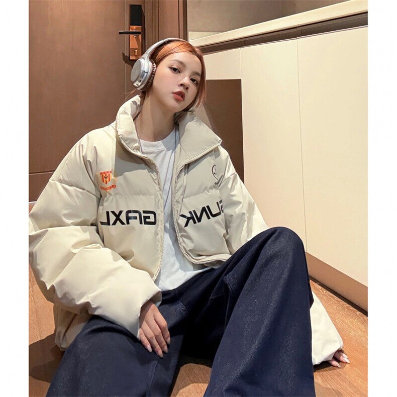中性风冬装大领子pu软皮棉服棉衣休闲加厚外套男女G1109P128,男装棉衣,电商A339