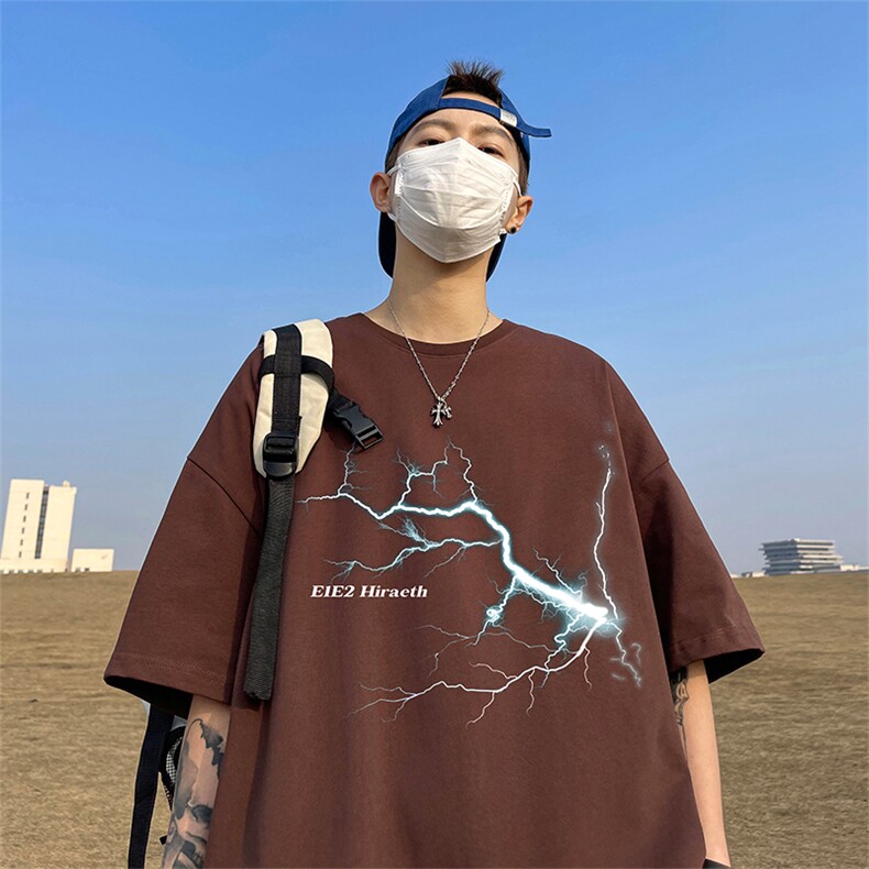 量大优 供视频 220克美式短袖t恤T2305得物直播有280克品质图片