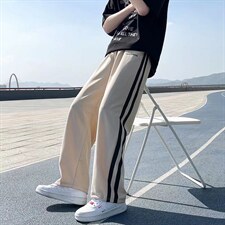 阔腿裤新款宽松百搭直筒高腰垂坠感春夏卫裤Z07P35图片