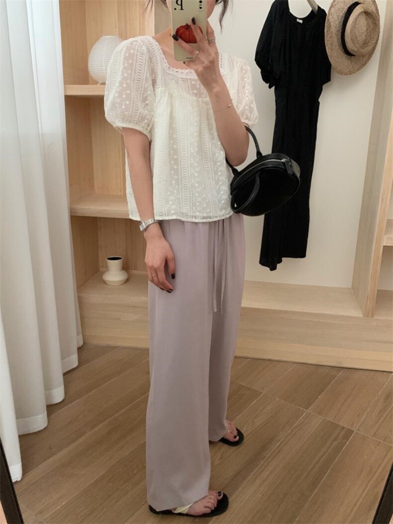 夏季新款阔腿裤～，其它，三文鱼