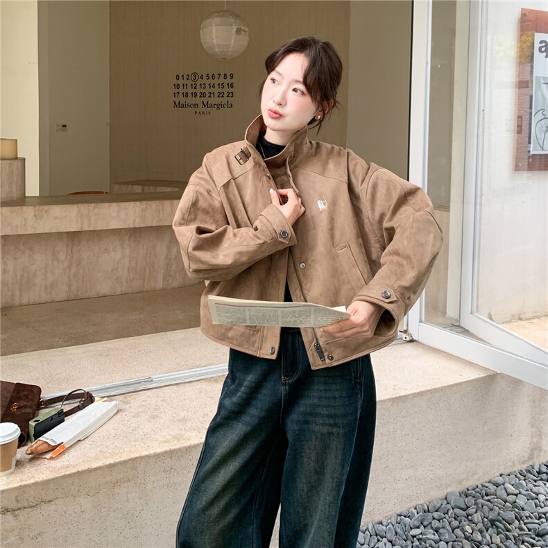 美拉德机车范气质羽绒内胆外套女冬季2025年新款时髦复古风羽绒服,女装羽绒服,2C159