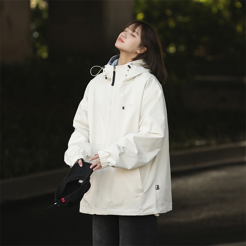815A-JK92832-P75特美式两面穿外套秋装冲锋衣休闲夹克女中性风,男装夹克,星座815A