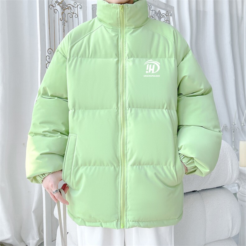 2024冬季新款旋律风车大码印花立领棉衣M-5XHM24549-32-特P50,男装棉衣,电商A022