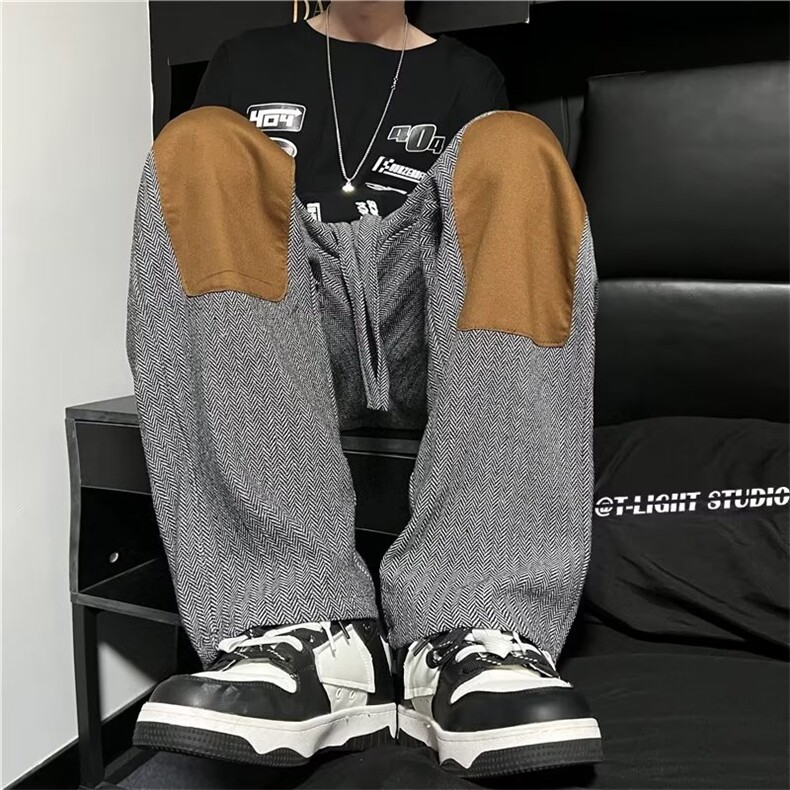 男春夏新款青少年时尚休闲裤B471P40图片