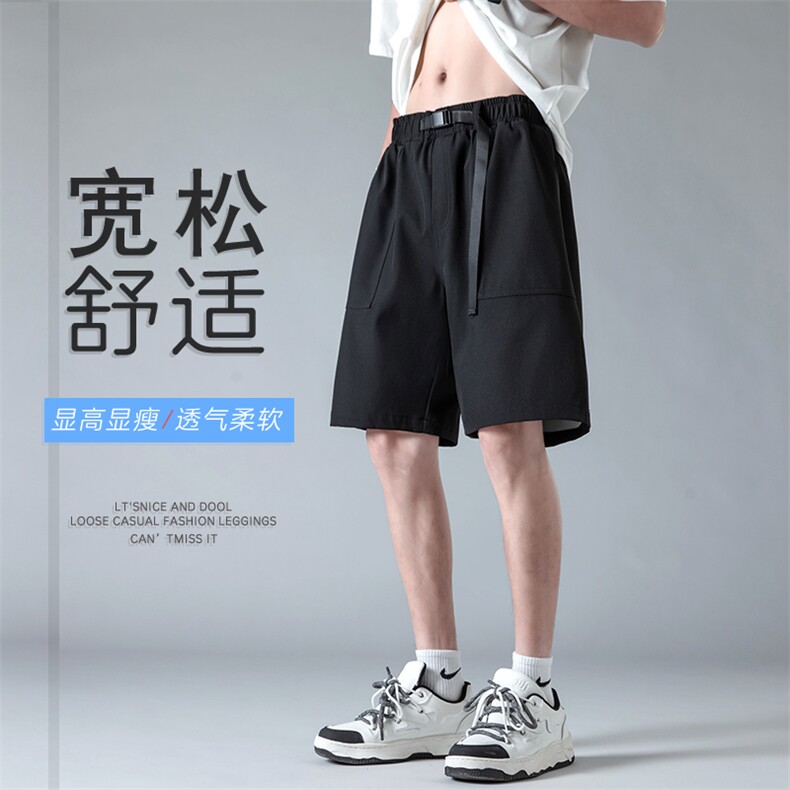 新款上市短裤夏季休闲运动男舒适透气宽松时尚潮牌裤子K23319-P25,男装休闲裤,电商A128