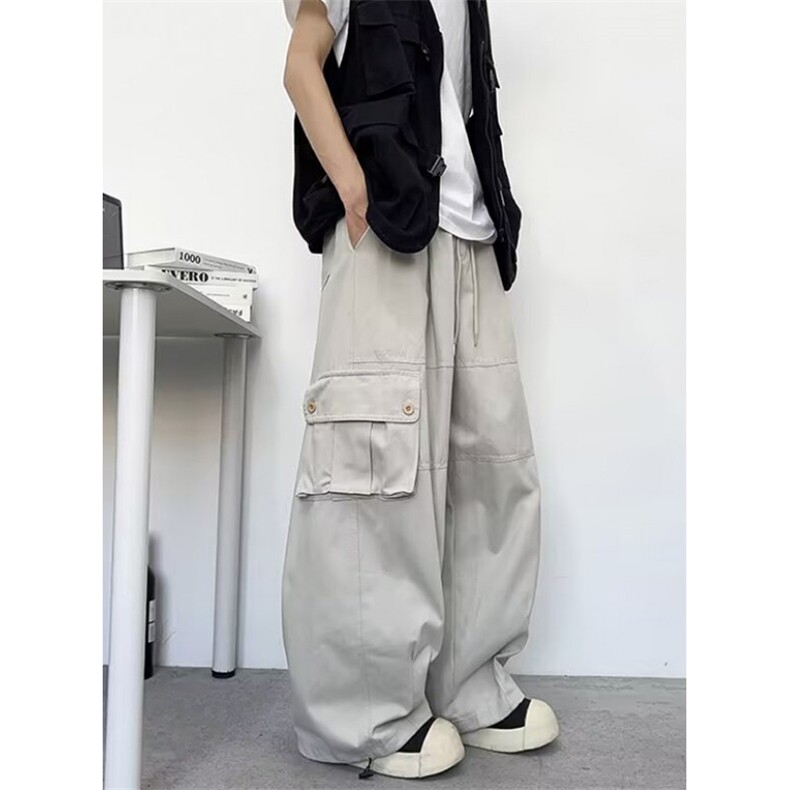 原宿百搭工装裤男2025夏季新款简约新款日系流行慵懒KKG128,男装工装外套,星座1116A（原606A-3）