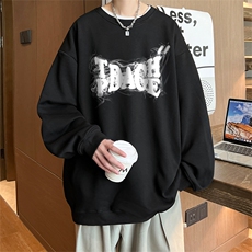 直播360克重磅美式潮牌印花卫衣Y115特P28同步供应华棉品质，男装卫衣，电商A486