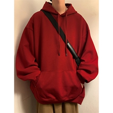 港风新款大码340克重磅华棉复合休闲连帽卫衣-W4253-P38【特价】，男装卫衣，电商A007