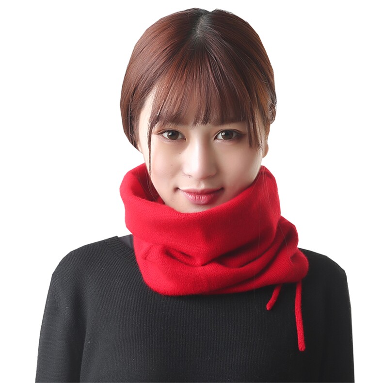 羊毛冷帽网红帽子女秋冬季毛绒针织显脸小堆堆帽大头围包头帽,饰品帽子,九月九羊绒