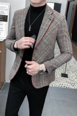 秋冬店主休闲夹克西装单西男士修身西服A236-XZ-160-P130，男装夹克，电商A236