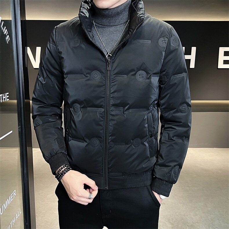 AK66692钱塘2020-3冬季厚款时尚休闲简约中年男士羽绒服P140,男装羽绒服,钱塘207-3