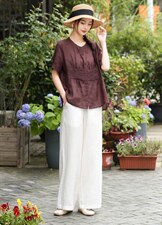 夏季新款，苎上衣和裤，其它，恋上菲曼