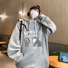 已注册得物抖音直播高品质港风男宽松连帽卫衣外套W5081P45控68，男装卫衣，电商C408(原B339-1)