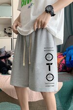 HD74114-P22华夫格短裤男大码宽松五分裤男直筒中裤，男装休闲裤，电商A040