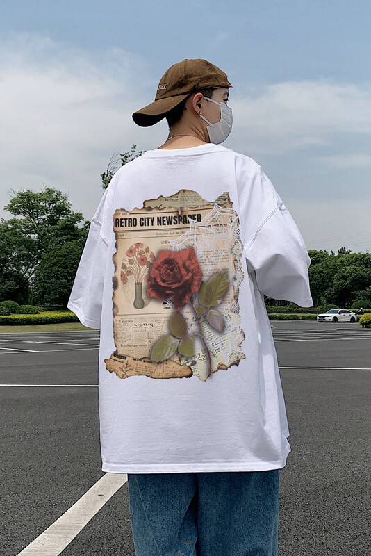 印花棉T280克直播供货220克重磅精品棉XZ301B-JB5106-P28,男装T恤,星座301B