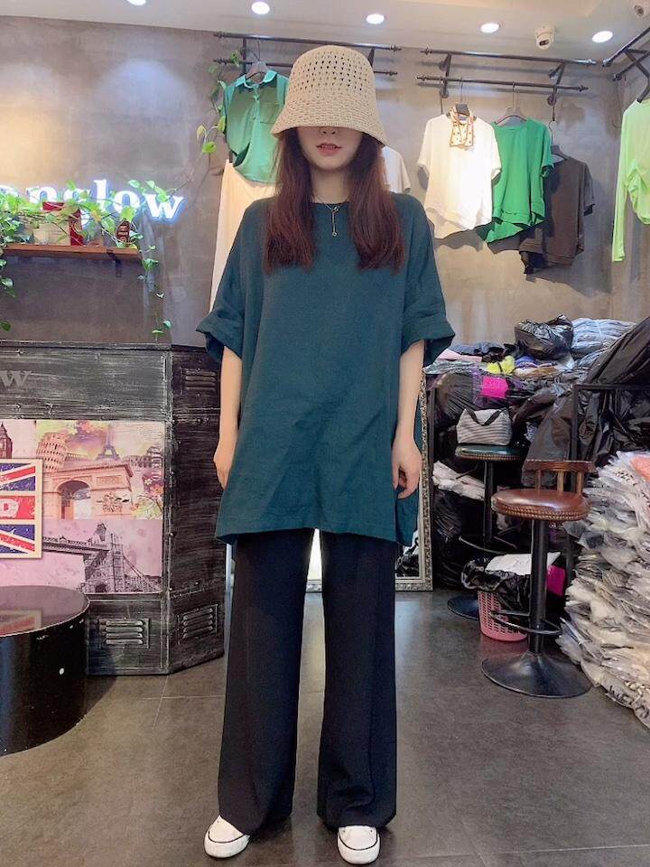 夏季新款大版纯亚麻上衣，女装，月光水岸