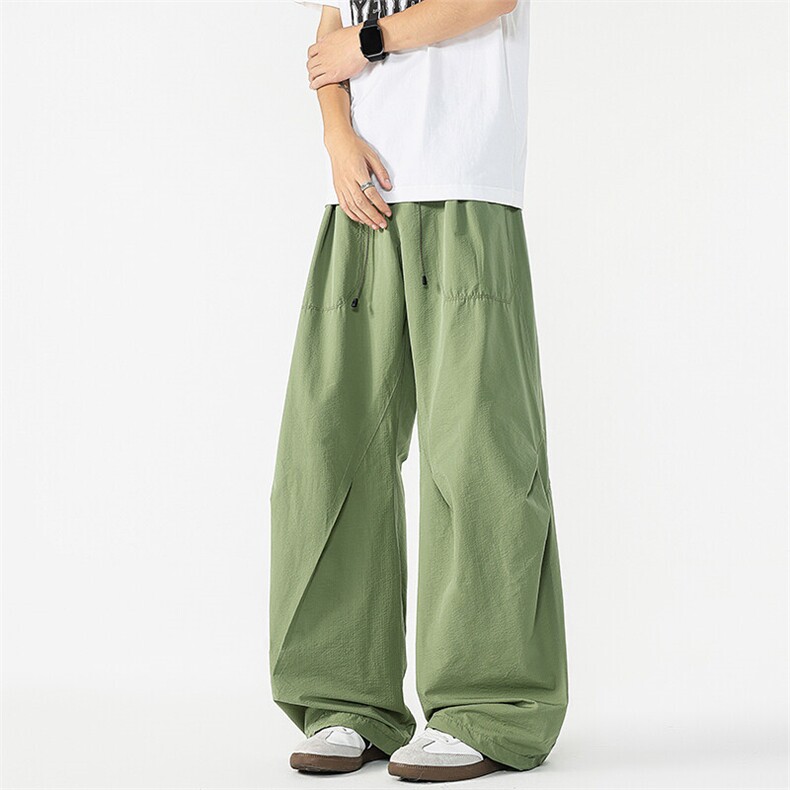 8XL-M 日系户外防泼登山裤男直筒束脚休闲裤夏徒步工装裤K9158P68图片