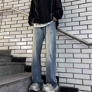 美式牛仔裤男款秋季长裤潮 NK810 P50图片