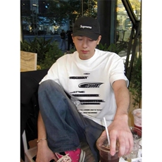 CP1146-P26美式复古t恤设计感小众字母短袖男款夏季情侣款，男装T恤，电商B323A