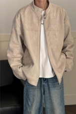 现货潮牌男士麂皮绒夹克外套日系痞帅A351-AJ2640-P125控199，男装夹克，电商A351