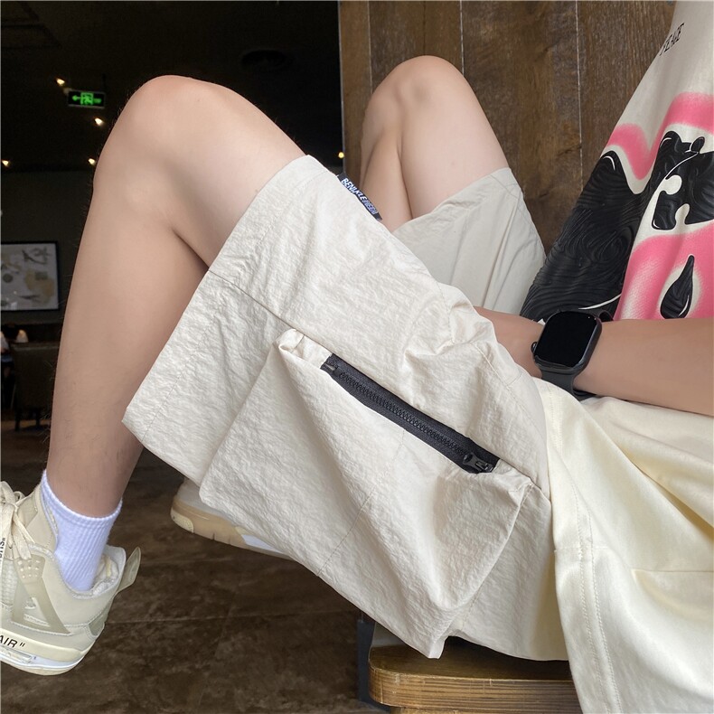 2025夏季新款潮流大口袋透气宽松休闲短裤B315-K24201-特p30控58,男装牛仔裤,电商B315