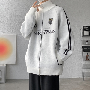 8XL-M超大码毛衣棒球服外套男针织衫开衫赛车夹克男MY1220-P118图片