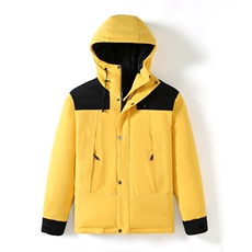 冬季新款羽绒服男女情侣时尚加厚户外经典防水防寒冲锋衣115-P140，男装羽绒服，星座1210A