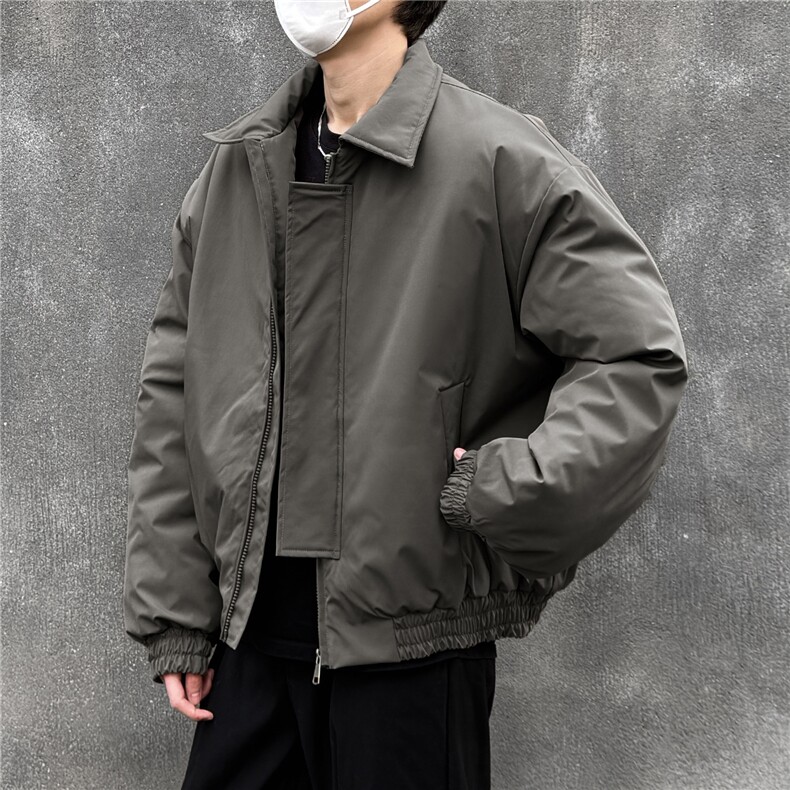 冬季新款2024飞行员夹克加厚棉衣美式短款翻领棉服外套S375-特P88,男装夹克,电商A233-1