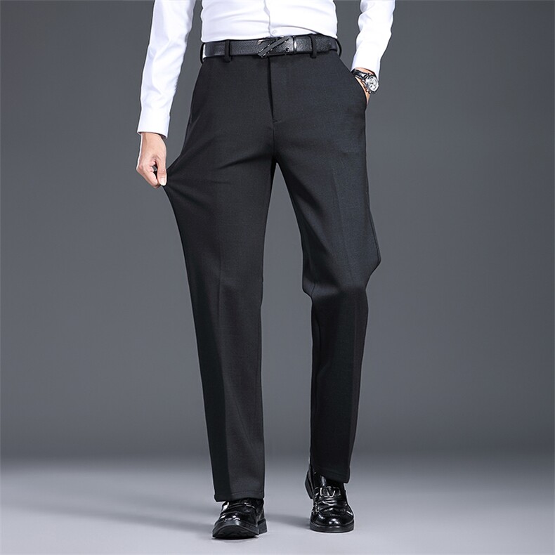 CD6702钱塘2020-2新款中老年男士商务休闲西裤宽松百搭长裤P96,男装休闲裤,钱塘207-2