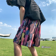 XZ616夏季新款坠星冰丝裤休闲沙滩裤TY875P25控39，男装休闲裤，星座512A（原616）