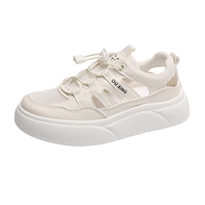 X4150-P90小白鞋子女夏季新款韩版i女学生休闲镂空百搭凉鞋，男鞋凉鞋，星座1407-3