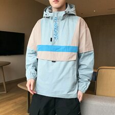 秋季新款夹克男士套头连帽外套潮流上衣休闲男装衣服DS860T，男装夹克，电商A102