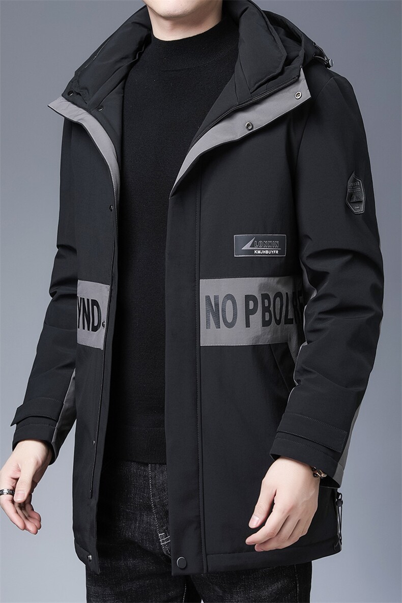 连帽21新款冬装羽绒服男士时尚休闲冬季保暖外套KCN20668-5-P280,男装羽绒服,电商B212（原钱塘6029）