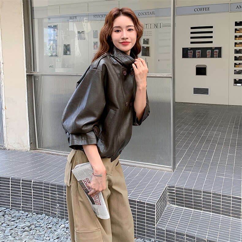 2025秋装新款现货皮衣2C256-101-P145-K218,女装皮衣,2C256