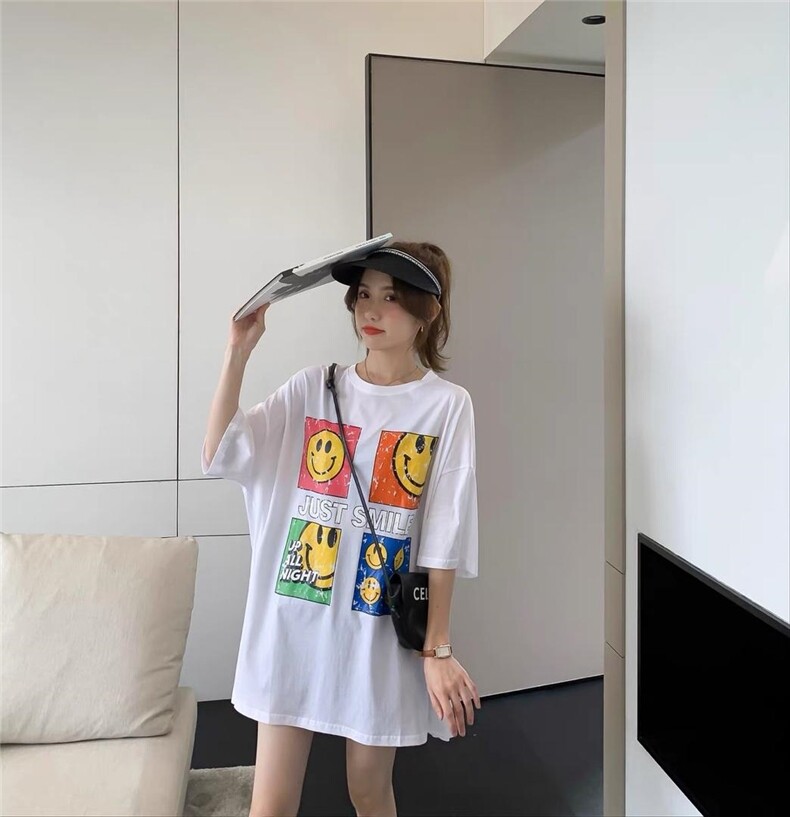 夏季A版冰丝大T，女装，卡琪涩